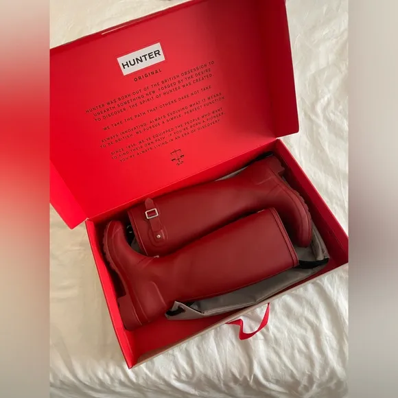 Hunter Original Military Red Rain Boots
