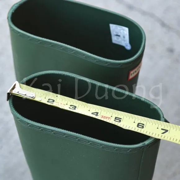Hunter Original Women Tall Matte GREEN Rain Boots