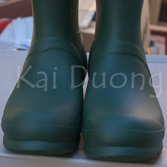 Hunter Original Women Tall Matte GREEN Rain Boots