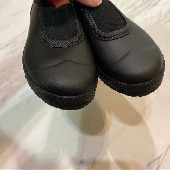 Hunter Plimsoll Black Kids Waterproof Shoes