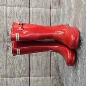 Hunter Tall Red Rain Boots, Little Girls Size 4, Great Condition