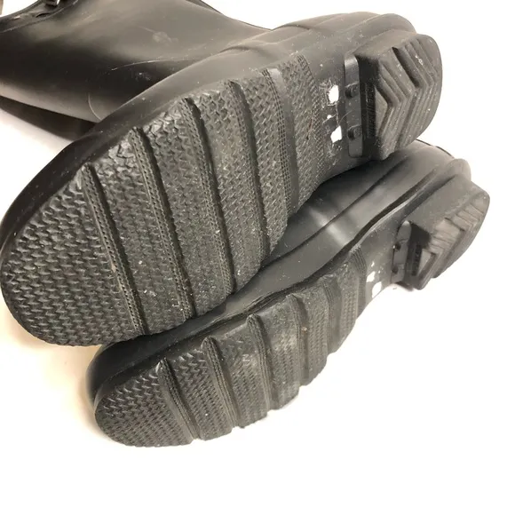 Hunter unisex tall black rain boots