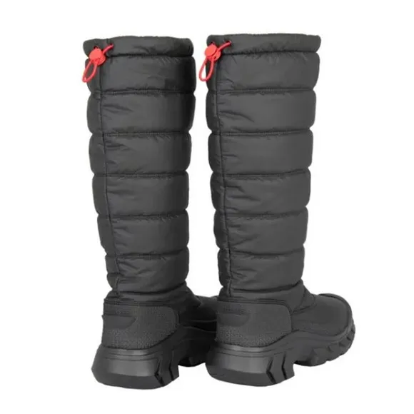 HUNTER Women's Intrepid Tall Snow Boots Black Size 9