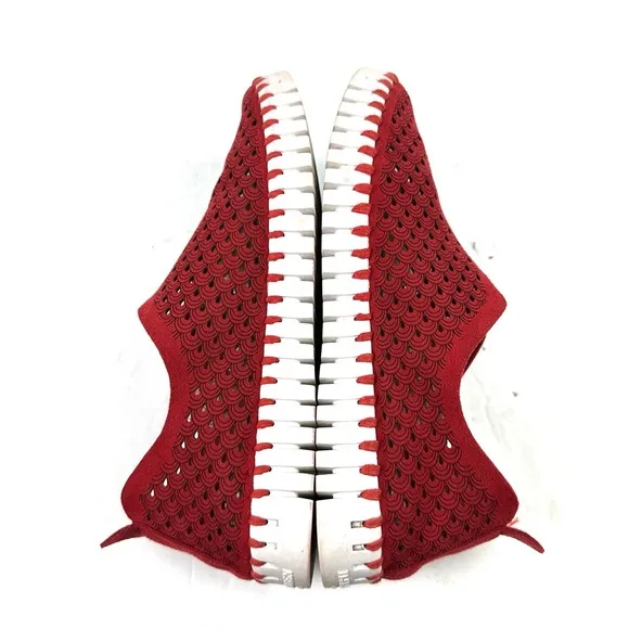 Ilse Jacobsen Hornbaek Tulip Sneaker 36 Deep Red Womens Slip On Shoes