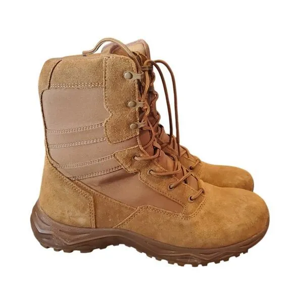 Interceptor Mens Work Boots Sz 10.5 Tan Suede Military Tactical‎