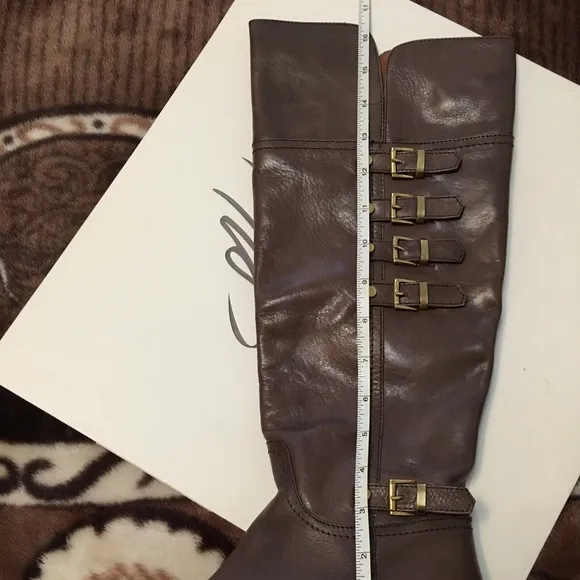 Italian Leather tall boots