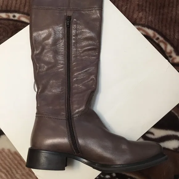 Italian Leather tall boots