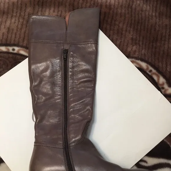 Italian Leather tall boots