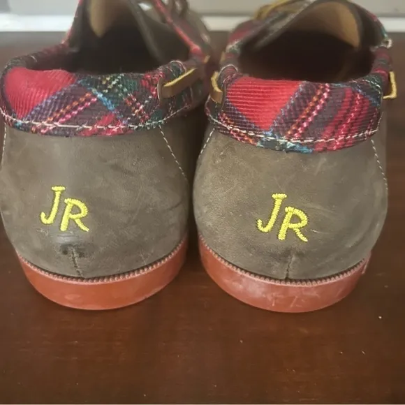 Jack Rogers Easton leather slip on boat shoes 11