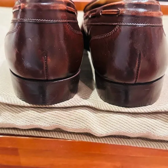 Jarman Tassel Burgundy Loafers.