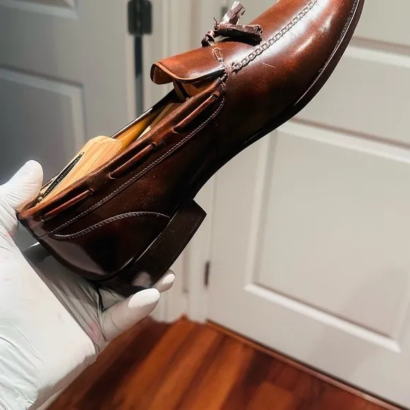 Jarman Tassel Burgundy Loafers.