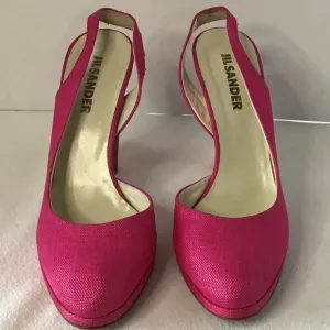 Jill Sander Minimalist Contemporary timeless shoes crafted in Italy luxury Sz 40