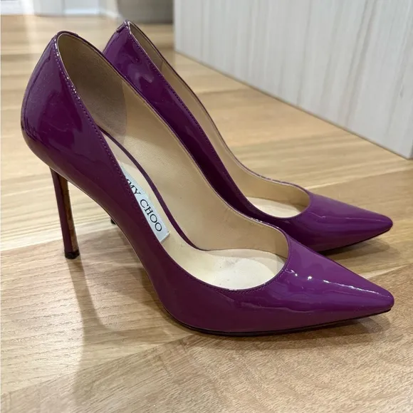 Jimmy Choo Purple Stiletto Heels
