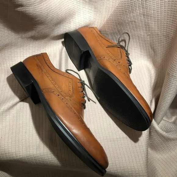 Johnston &amp; Murphy brown leather oxford, 8.5