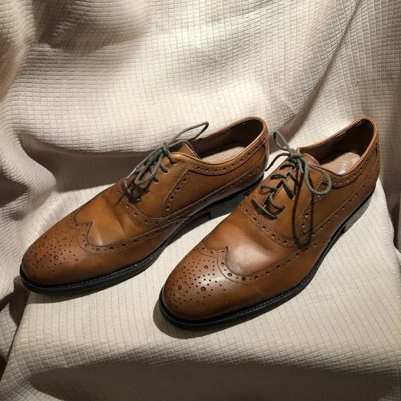 Johnston &amp; Murphy brown leather oxford, 8.5