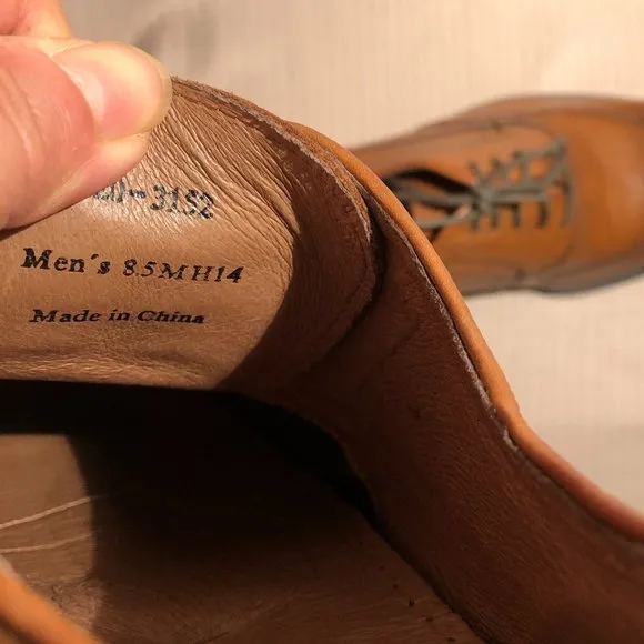 Johnston &amp; Murphy brown leather oxford, 8.5