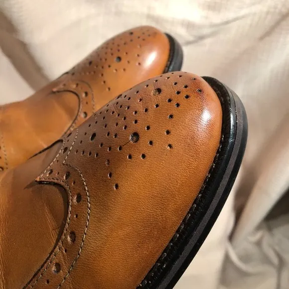 Johnston &amp; Murphy brown leather oxford, 8.5