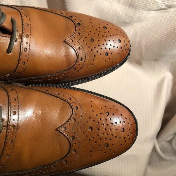 Johnston &amp; Murphy brown leather oxford, 8.5