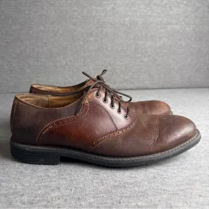 Johnston &amp; Murphy Mens Sz 10M Hollis XC4 Waterproof Oxford Brown Shoes 20-7063