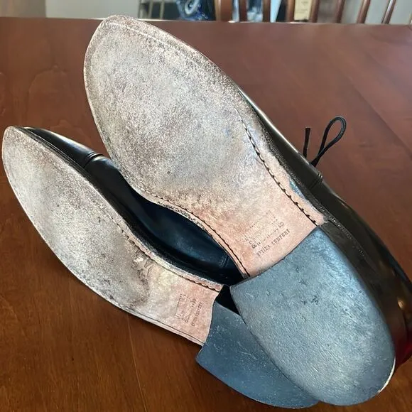 Johnston &amp; Murphy Optima Comfort Black Cap Shoes - 8.5