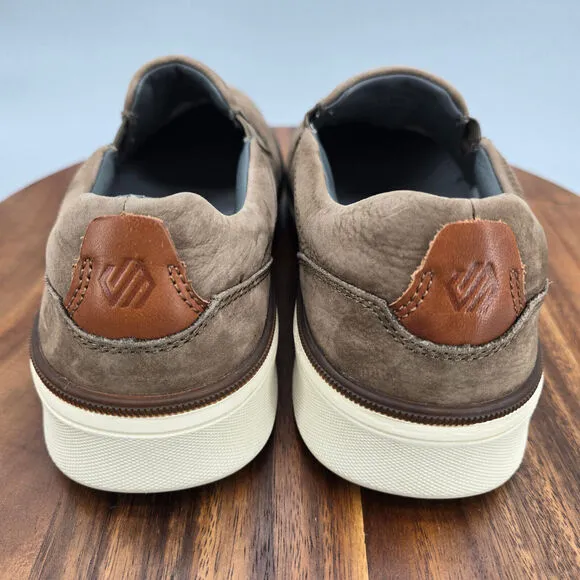 Johnston &amp; Murphy XC4 Shoes Men's 8 M Brown Leather Slip On Waterproof Loafers