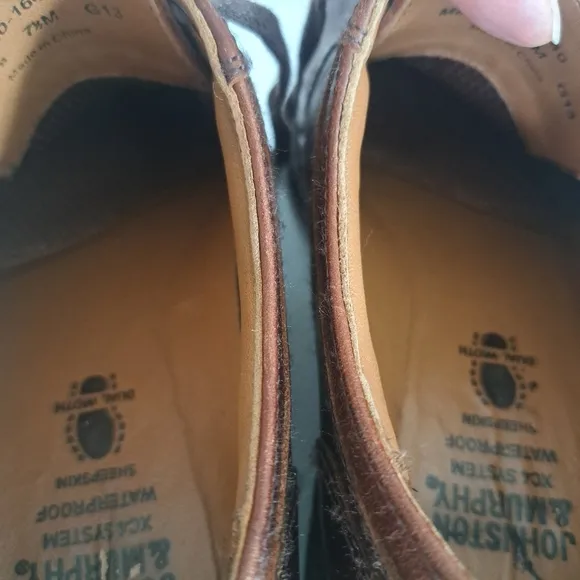 Johnston &amp; Murphy XC4 Stanton 2.0 Men's Dress Shoes Oxford Brown Waterproof 7.5