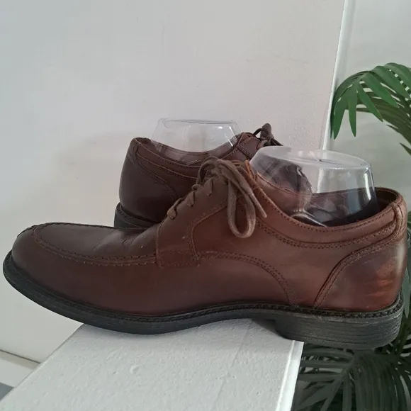 Johnston &amp; Murphy XC4 Stanton 2.0 Men's Dress Shoes Oxford Brown Waterproof 7.5