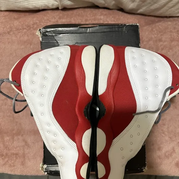 Jordan Kids Shoes - White, Red, Gray