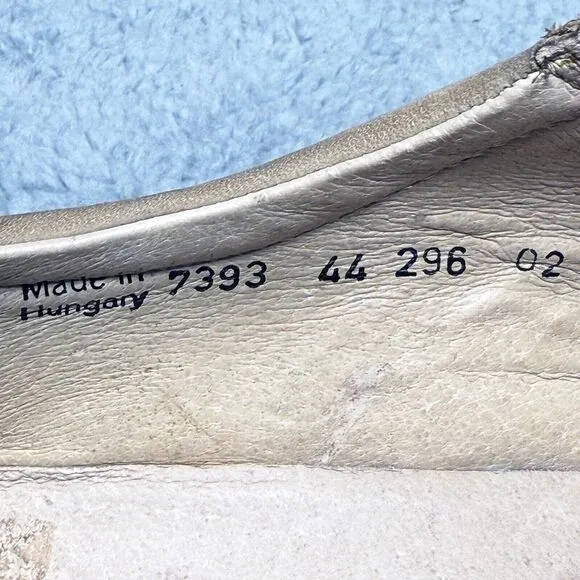 Josef Seibel The European Comfort Mens Size 44 US 10.5 Oxford Shoes Beige