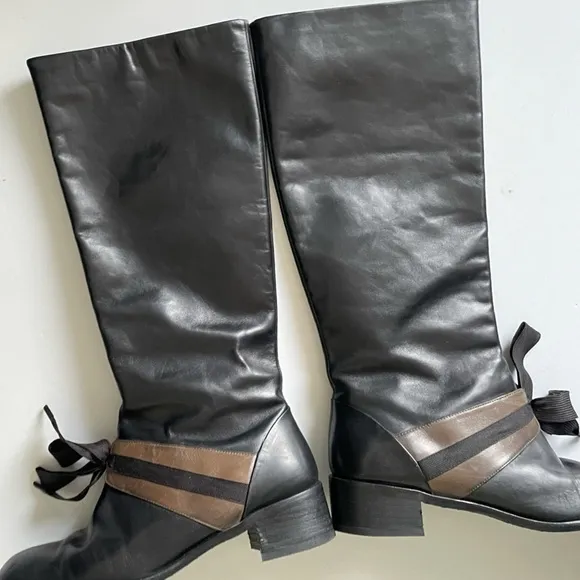 Joy Chen tall leather boots size 8.5
