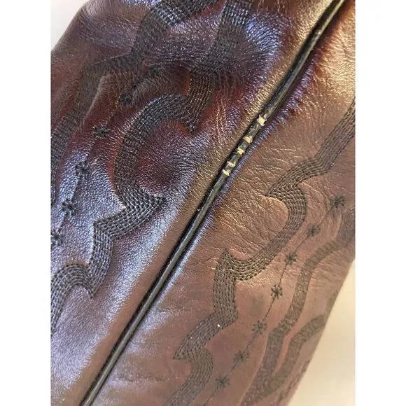 Justin western Boots 8.5D # 2641 Brown Leather