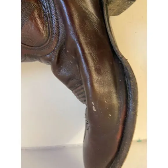 Justin western Boots 8.5D # 2641 Brown Leather