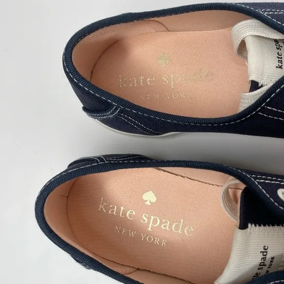 Kate Spade Sneakers Shoes Navy Blue Tennis Shoes Sneakers