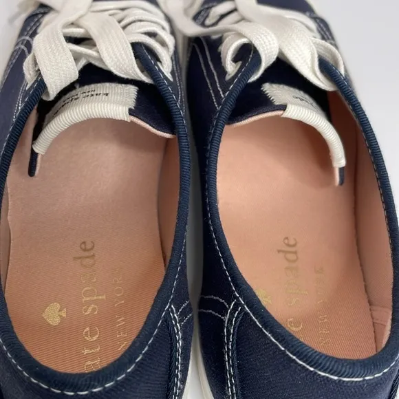 Kate Spade Sneakers Shoes Navy Blue Tennis Shoes Sneakers