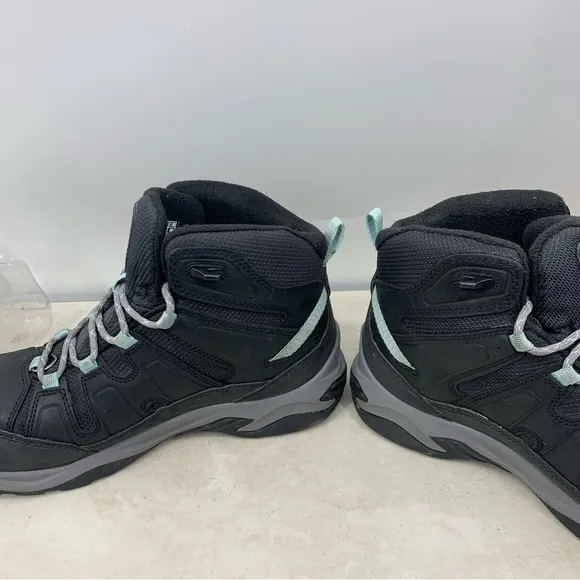 Keen Boots Women Size 10 Shoes Circadia Polar Waterproof Dry Black Leather High