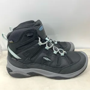 Keen Boots Women Size 10 Shoes Circadia Polar Waterproof Dry Black Leather High