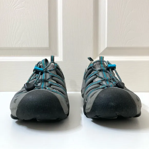 Keen Cimarron II Blue Gray Mesh Hybrid Hiking Shoes 7.5 Summer Vacation Beach