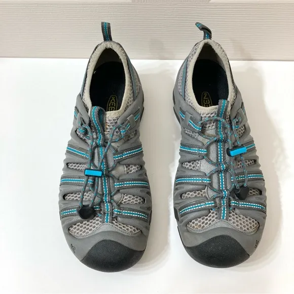 Keen Cimarron II Blue Gray Mesh Hybrid Hiking Shoes 7.5 Summer Vacation Beach