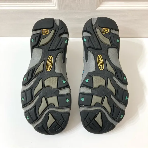 Keen Cimarron II Blue Gray Mesh Hybrid Hiking Shoes 7.5 Summer Vacation Beach