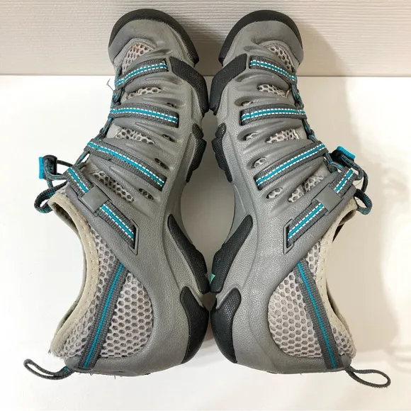 Keen Cimarron II Blue Gray Mesh Hybrid Hiking Shoes 7.5 Summer Vacation Beach