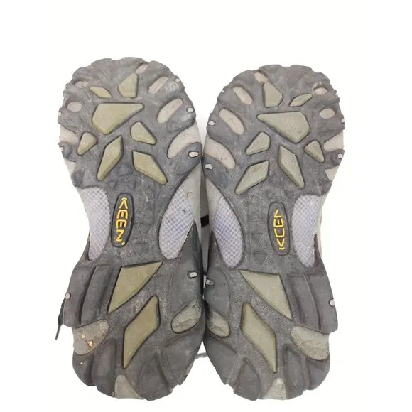 KEEN Dry Targhee II Waterproof Sneakers Womens 8 Gray Leather Lavender Shoes