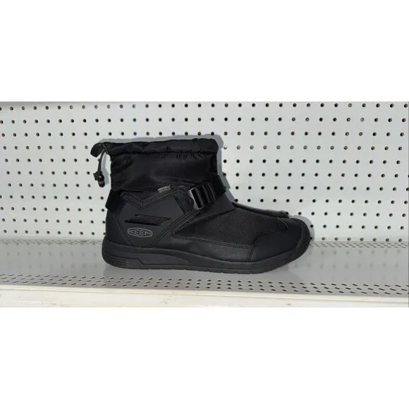 KEEN Hoodromeo Mens Slip On Waterproof Insulated Winter Snow Boots Size 11 Black