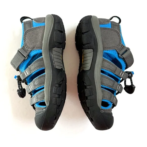 KEEN MAGNET BLUE GRAY BLACK NEWPORT H2 CINCH LACE WATER SHOES