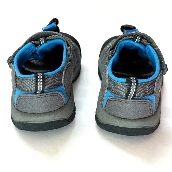 KEEN MAGNET BLUE GRAY BLACK NEWPORT H2 CINCH LACE WATER SHOES