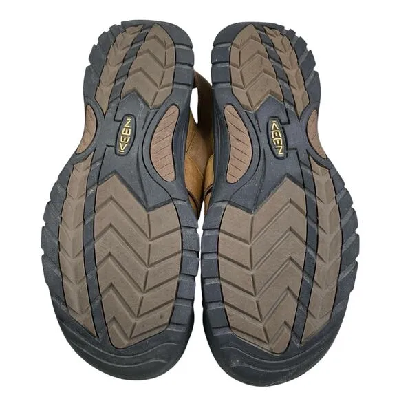 Keen Mens Fisherman Brown Leather Sandals Size US 14