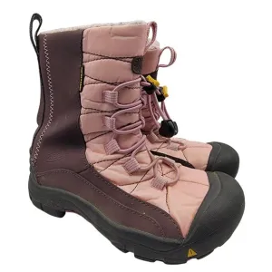 Keen Shellback Insulated Lined Winter Snow Boots Youth Girls 2 Pink Hikers