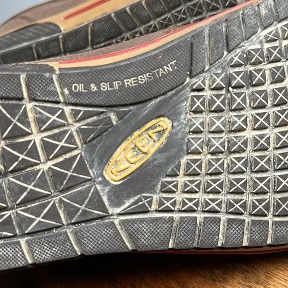 Keen Shoes Mens 14 Utility Vero Low Waterproof Leather Steel Safety Toe Work