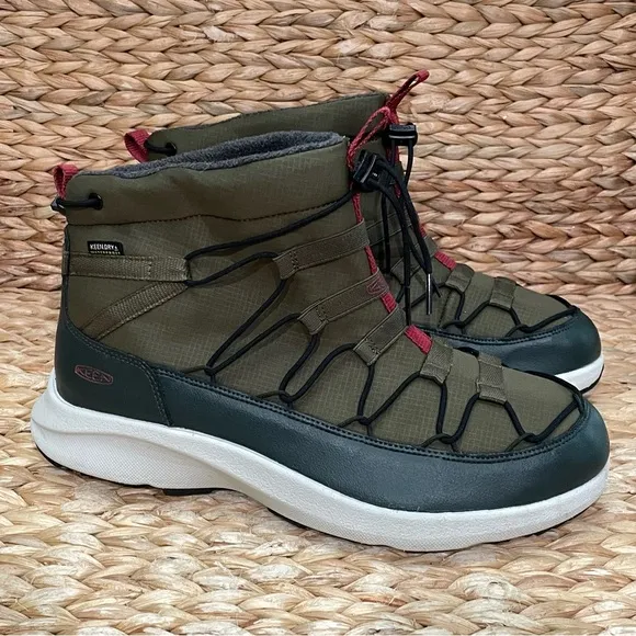 Keen Uneek Chukka Waterproof Sneaker Dark Olive