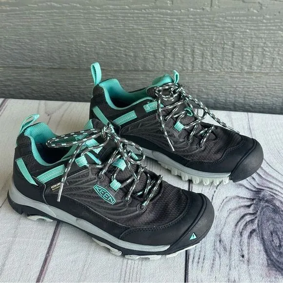 Keen Womens Saltzman Low Top Trail Hiking Shoes Waterproof Keen Dry Size 7