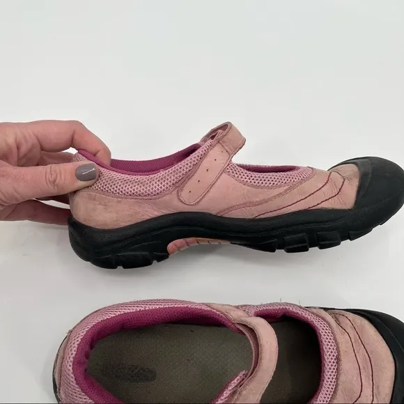 KEEN Youth Pink Maryjane slip on shoes size: 6
